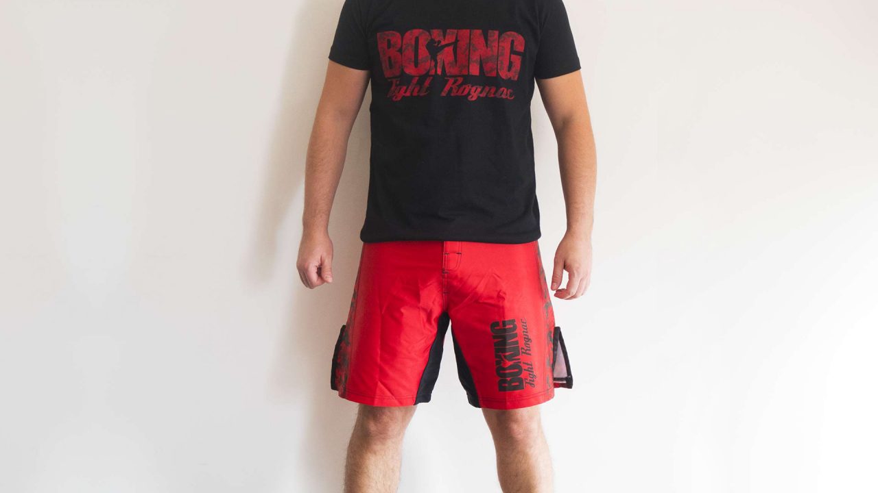 vue de face du design de la tenue Boxing Fight Rognac